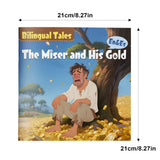 English-Spanish bilingual moral tale reader for kids