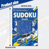 Race Car Sudoku Puzzle Books: 4-Level Logic product image 6 showing printed book details for screen-free reading and learning