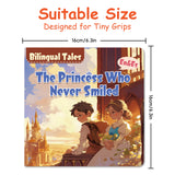 Suitable size panel for The Princess Who Never Smiled bilingual book