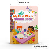 Toddler first words sound book for vocabulary building and sound recognition