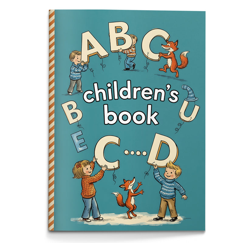 ABC Children's Book upper lower letters cover