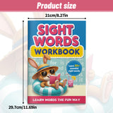 Daily sight word writing pages with simple sentence tracing