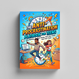 The Anti-Procrastination Playbook for Teens product image 6 showing printed book details for screen-free reading and learning