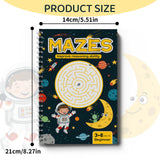 Easy maze puzzle pages for ages 3 to 6