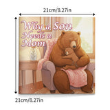 Mother and son picture book for love, care, guidance, and emotional bonding