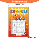 Animal Sudoku Puzzle Books: 4-Level Logic Set product image 6 showing printed book details for screen-free reading and learning