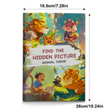 Animal hidden object activity book for kids