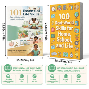 100 Real-world Skills for Home School and + 101 Essential Skills Every Modern Kid Need: 2-Book Set bundle detail image, image 2, bundle ISBN 9798900669670