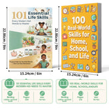 100 Real-world Skills for Home School and + 101 Essential Skills Every Modern Kid Need: 2-Book Set bundle detail image, image 2, bundle ISBN 9798900669670