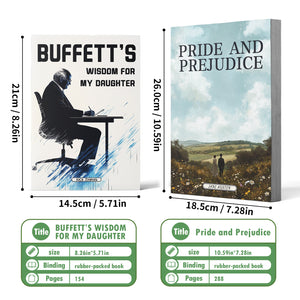 Buffett's Wisdom for My Daughter Wise Livi + Pride and Prejudice Classic 3-Book Set bundle detail image, image 2, bundle ISBN 9798904660109
