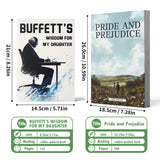 Buffett's Wisdom for My Daughter Wise Livi + Pride and Prejudice Classic 3-Book Set bundle detail image, image 2, bundle ISBN 9798904660109