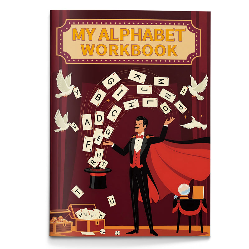 My Alphabet Workbook kindergarten review cover
