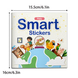Pet theme sticker activity book for kids with companion animals