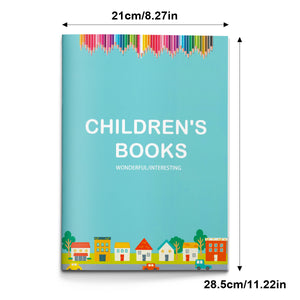 Children's time learning workbook for recognizing clocks and watches