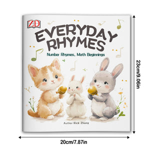 Number rhyme picture book for early counting and preschool math beginnings