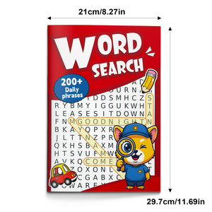 Phrase Search Workbook for Kids, Find the Correct Phrase, Word Search and Writing Practice, Early Reading, Everyday English Expressions, Vocabulary Building, and Literacy Learning