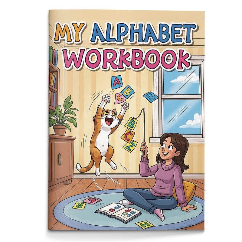My Alphabet Workbook phonics reading and writing cover