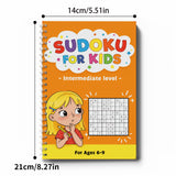 Sudoku for Kids Workbook , 4-Level Logic Puzzle Collection for Ages 3–12+, Beginner to Challenge Sudoku Practice, Number Reasoning, Focus Training, Problem-Solving, and Brain-Building Fun