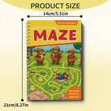 Longer bear maze pages for ages 6 to 9
