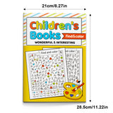 Picture search and coloring workbook for kids with number matching