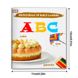 Alphabet recognition picture book for first words and preschool language skills