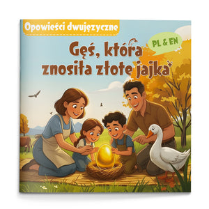 The Goose That Laid the Golden Eggs Polish-English Book cover