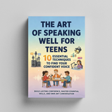 Art of Speaking Well for Teens product image 6 showing printed book details for screen-free reading and learning
