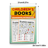 Early reading activity book with beginning digraph practice and picture search
