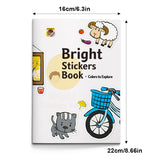 Color recognition sticker activity book for kids