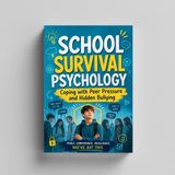 Paperback mockup of teen social coping and resilience guide