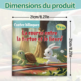 French-English bilingual animal fable reader for kids