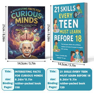 21 Skills Every Teen Must Learn Before 18 + Interesting Facts for Curious Minds: 2-Book Set bundle detail image, image 2, bundle ISBN 9798900665191
