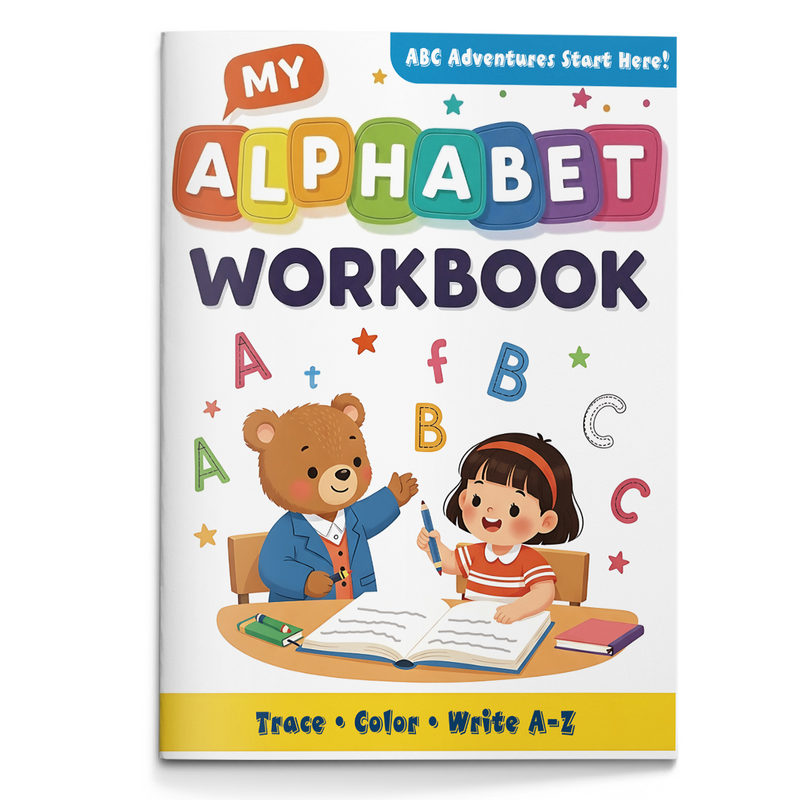 My Alphabet Workbook uppercase lowercase cover