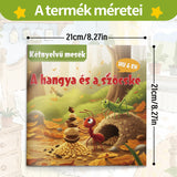 Hungarian-English bilingual animal fable reader for kids