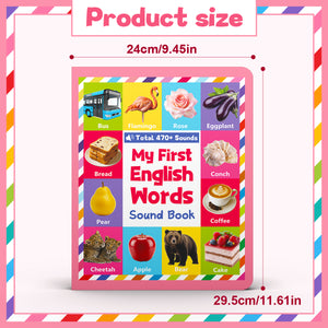 Preschool vocabulary sound book for listening, speaking, and word recognition