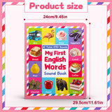 Preschool vocabulary sound book for listening, speaking, and word recognition