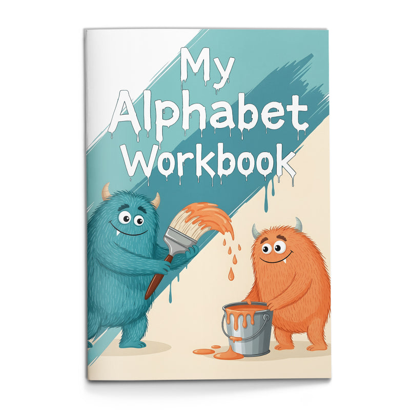 Alphabet Activity Workbook for Kids, Letter Recognition, Beginning Sound Practice, Picture-Word Learning, Coloring Fun, Preschool Early Literacy and Handwriting Readiness Book