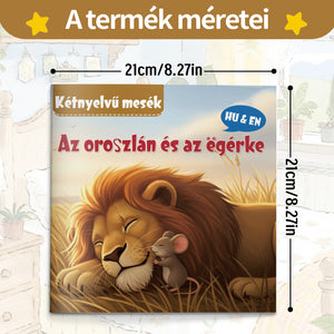 Hungarian-English bilingual animal fable reader for kids