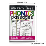 Children's phonics workbook for beginning consonant blends and word practice
