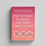 Paperback mockup of self-healing and empowerment guide