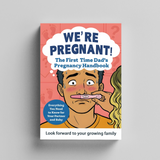 New Parent Preparation Handbook for Partners printed paperback desk flat-lay product photo