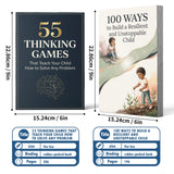 100 Ways to Build a Resilient Child + 55 Thinking Games to Teach Your Child Prob: 2-Book Set bundle detail image, image 2, bundle ISBN 9798900669878