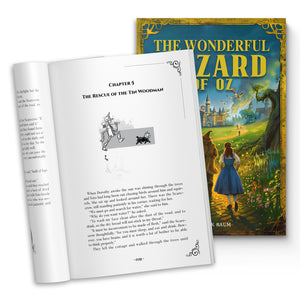 The Wonderful Wizard of Oz Classic Novel for Kids and Adults, Magical Adventure Story, L. Frank Baum Literary Book
