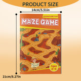 Simple printed maze pages for preschool pencil control practice
