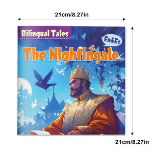 Bilingual fairy tale reader for kids with English and Spanish story text