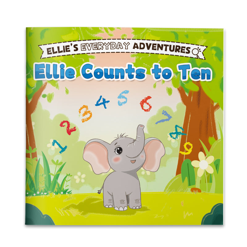 Ellie Counts to Ten children's picture book cover