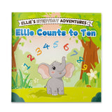 Ellie Counts to Ten children's picture book cover