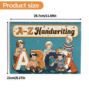 Kids handwriting workbook with sentence copying pages