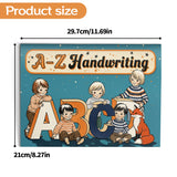 Kids handwriting workbook with sentence copying pages