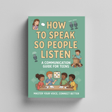 How to Speak So People Listen: Teen Communication Guide product image 6 showing printed book details for screen-free reading and learning